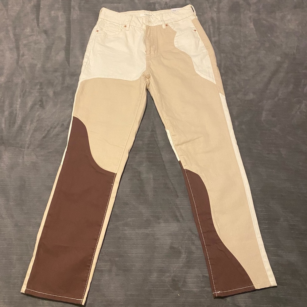 Pacsun Color Block Mom Jeans